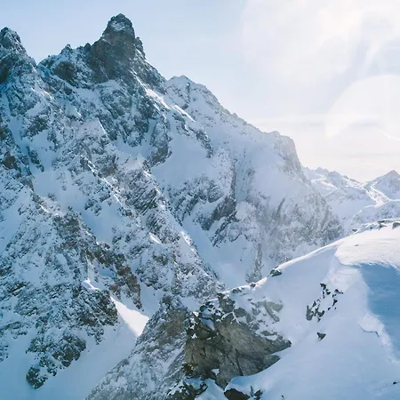 Confortable 2 Pièces Skis Aux Pieds, 4 Personnes - Fr-1-182a-25 *