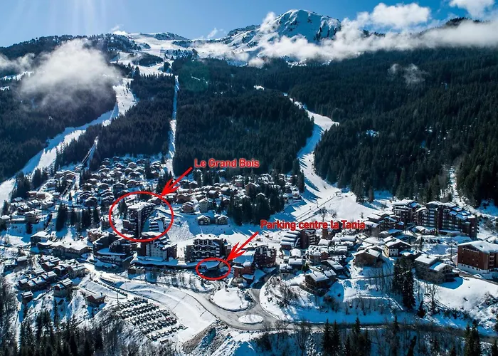 2 Pieces Confortable, Skis Aux Pieds, Balcon, 4 Pers. - Fr-1-182a-25 شقة